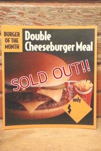 dp-230901-45 McDonald's / 1993 Translite "Double Cheeseburger Meal"