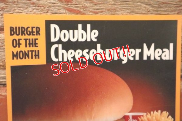 画像2: dp-230901-45 McDonald's / 1993 Translite "Double Cheeseburger Meal"