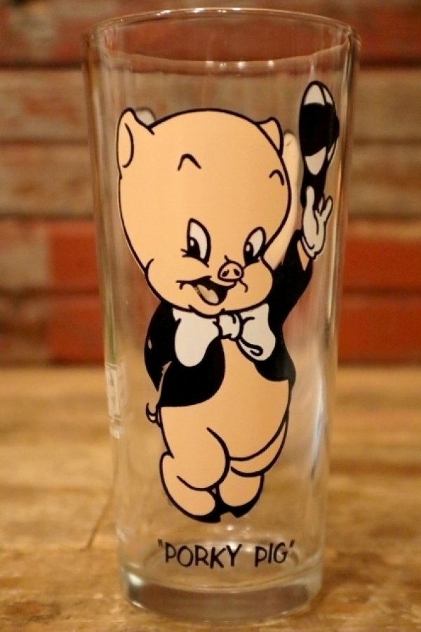 画像2: gs-231001-03 Porky Pig / PEPSI 1973 Collector Series Glass