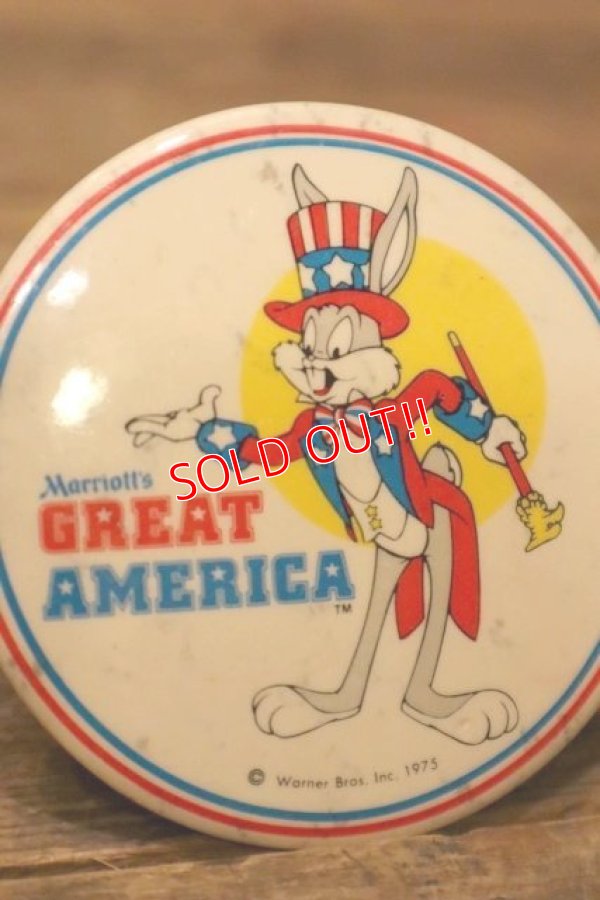 画像2: ct-231101-15 Bugs Bunny / 1975 Marriott's GREAT AMERICA Pinback