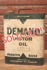 dp-231012-77 DEMAND MOTOR OIL / TWO U.S.GALLONS CAN