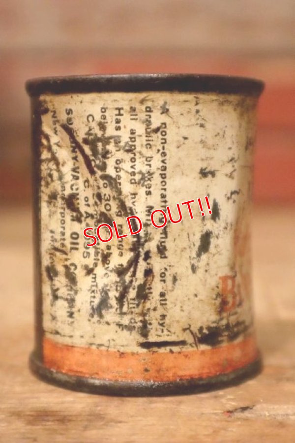 画像4: dp-231016-79 SOCONY-VACUUM Mobil / Hydraulic Brake Fluid Can