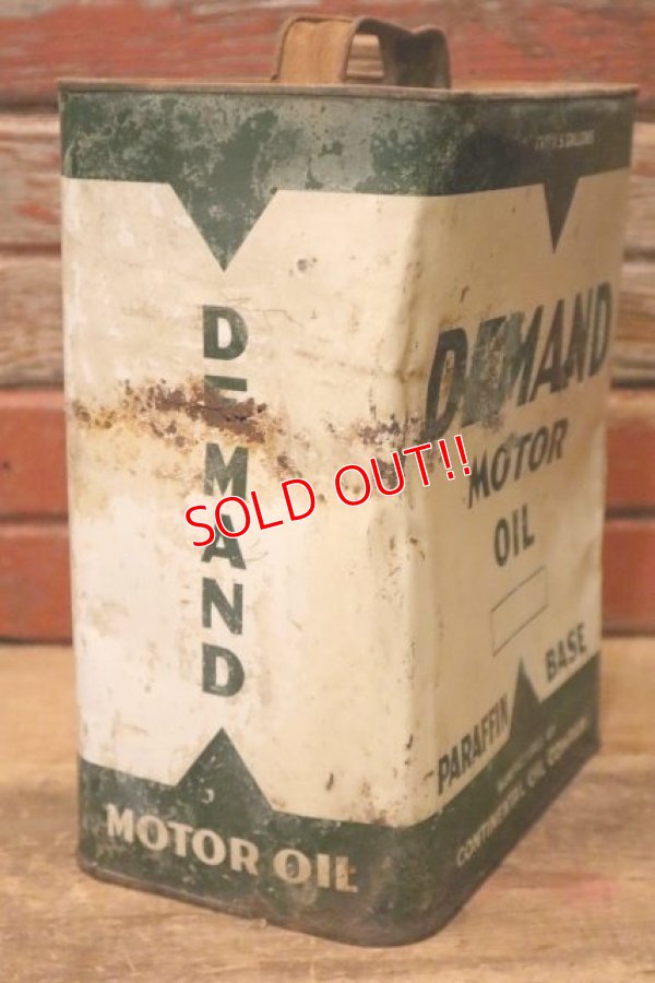 画像6: dp-231012-77 DEMAND MOTOR OIL / TWO U.S.GALLONS CAN