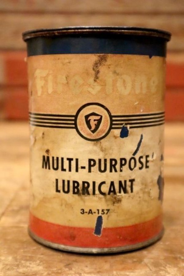画像1: dp-231012-03 Firestone / 1950's MULTI-PURPOSE LUBRICANT CAN