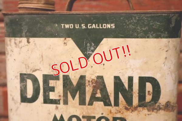 画像2: dp-231012-77 DEMAND MOTOR OIL / TWO U.S.GALLONS CAN