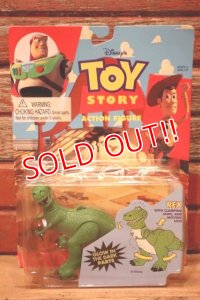 ct-231101-28 TOY STORY / THINKWAY 1990's Rex Action Figure