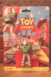 ct-231101-31 TOY STORY / THINKWAY 1990's Buzz Lightyear Bendable Figure