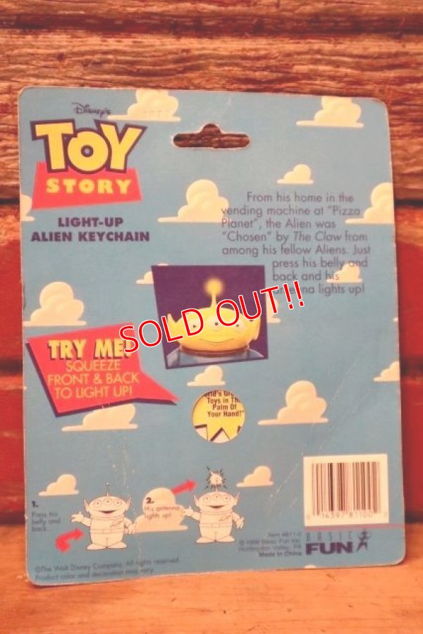 画像6: ct-231101-33 TOY STORY / BASIC FUN 1996 LIGHT-UP ALIEN KEYCHAIN