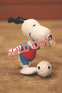 ct-231101-45 Snoopy / Schleich PVC Figure "Soccer"