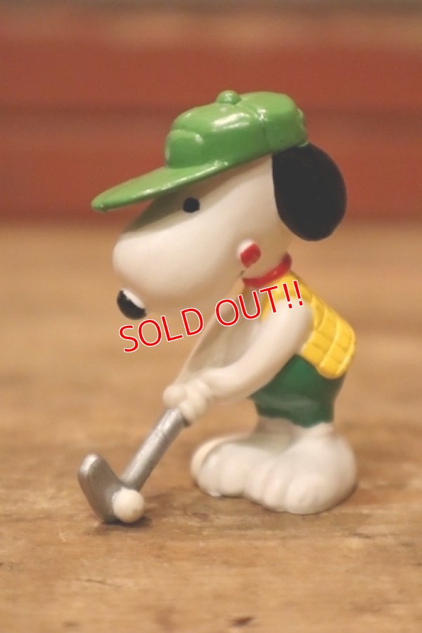 画像1: ct-231101-45 Snoopy / Schleich PVC Figure "Golf"