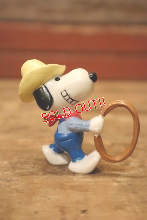 画像3: ct-231101-45 Snoopy / Schleich PVC Figure "Cowboy"