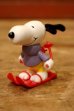 画像1: ct-231101-45 Snoopy / Schleich PVC Figure "Ski" (1)