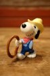 画像1: ct-231101-45 Snoopy / Schleich PVC Figure "Cowboy" (1)