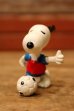 画像2: ct-231101-45 Snoopy / Schleich PVC Figure "Soccer" (2)