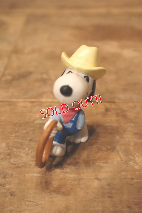 画像2: ct-231101-45 Snoopy / Schleich PVC Figure "Cowboy"