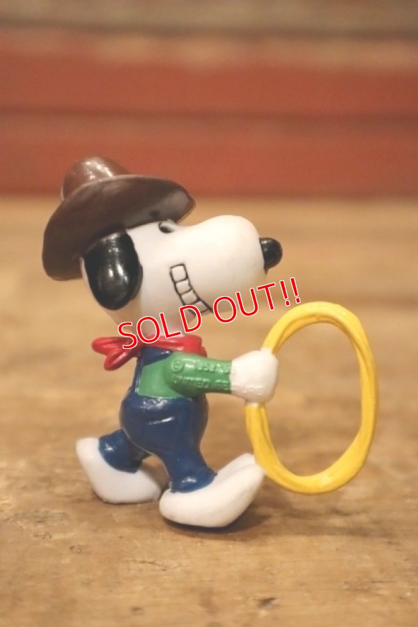 画像3: ct-231101-45 Snoopy / Schleich PVC Figure "Cowboy"