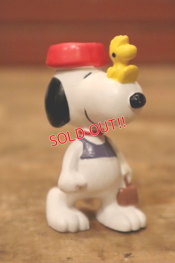 画像1: ct-231101-45 Snoopy / Schleich PVC Figure "w/ Woodstock"