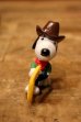 画像2: ct-231101-45 Snoopy / Schleich PVC Figure "Cowboy" (2)