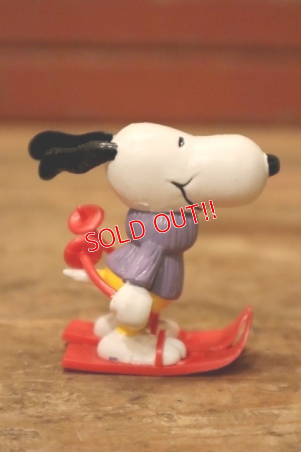 画像3: ct-231101-45 Snoopy / Schleich PVC Figure "Ski"