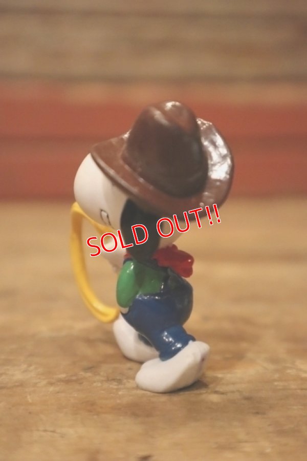 画像4: ct-231101-45 Snoopy / Schleich PVC Figure "Cowboy"