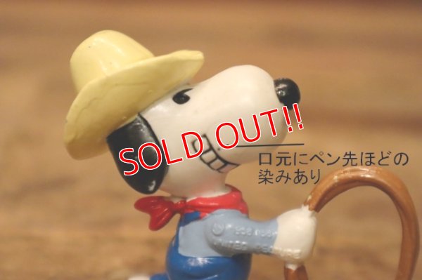 画像5: ct-231101-45 Snoopy / Schleich PVC Figure "Cowboy"