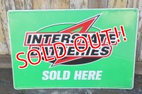 dp-231012-24 INTERSTATE BATTERIES / 1990's Metal Sign