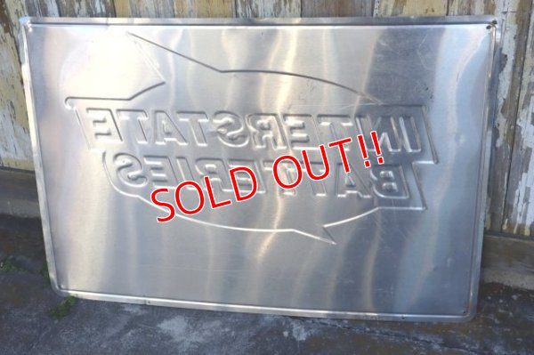 画像9: dp-231012-24 INTERSTATE BATTERIES / 1990's Metal Sign