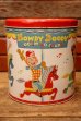 画像1: ct-231211-22 HOWDY DOODY / BLUE MAGIC 1950's cookie-go-around Tin Can (1)