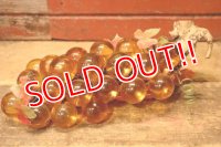 dp-231211-06 1960's-1970's Resin Grapes  "Amber"