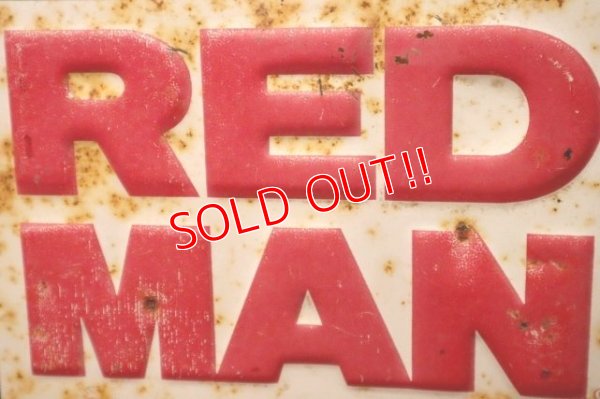 画像3: dp-240101-01 RED MAN CHEWING TOBACCO / 1950's〜 Metal Sign