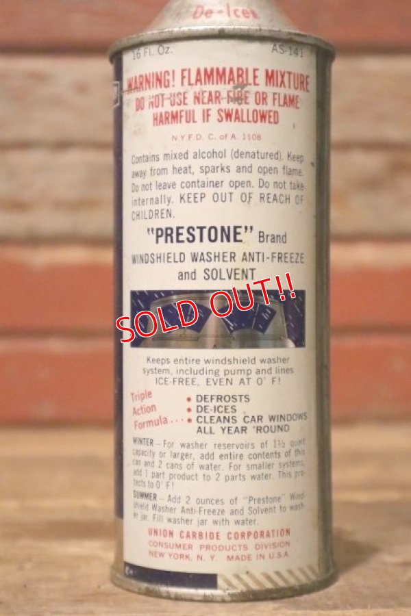 画像3: dp-231012-65 EVEREADY PRESTONE / WINDSHIELD WASHER ANTI-FREEZE and SOLVENT CAN