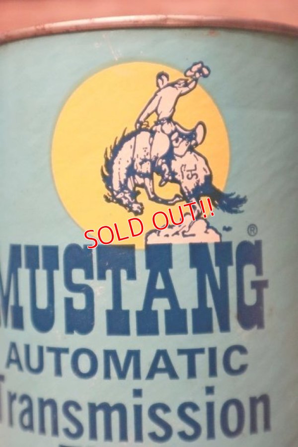 画像2: dp-231012-47 MUSTANG / AUTOMATIC Transmission Fluid U.S. ONE QUART MOTOR OIL CAN