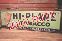 dp-240101-02 HI-PLANE TOBACCO / 1940's-1950's Metal Sign