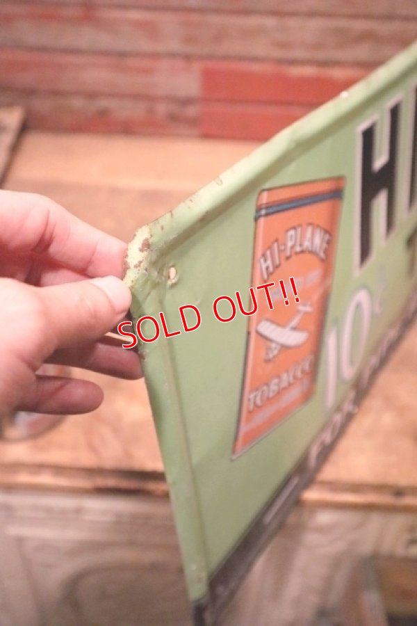 画像7: dp-240101-02 HI-PLANE TOBACCO / 1940's-1950's Metal Sign