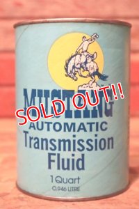 dp-231012-47 MUSTANG / AUTOMATIC Transmission Fluid U.S. ONE QUART MOTOR OIL CAN