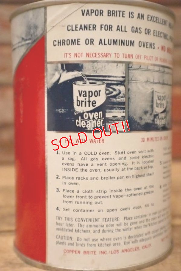 画像3: dp-231012-63 COPPER BRITE INC. 1960's vaper brite oven cleaner Can