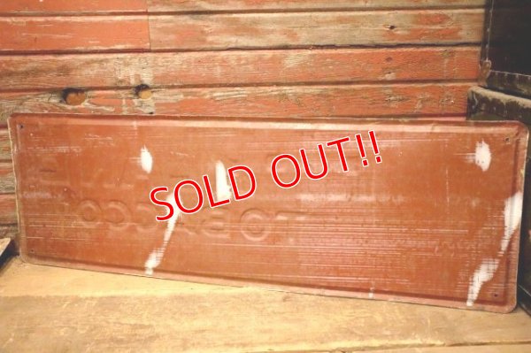 画像11: dp-240101-02 HI-PLANE TOBACCO / 1940's-1950's Metal Sign