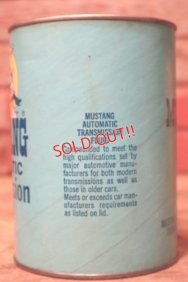 画像4: dp-231012-47 MUSTANG / AUTOMATIC Transmission Fluid U.S. ONE QUART MOTOR OIL CAN