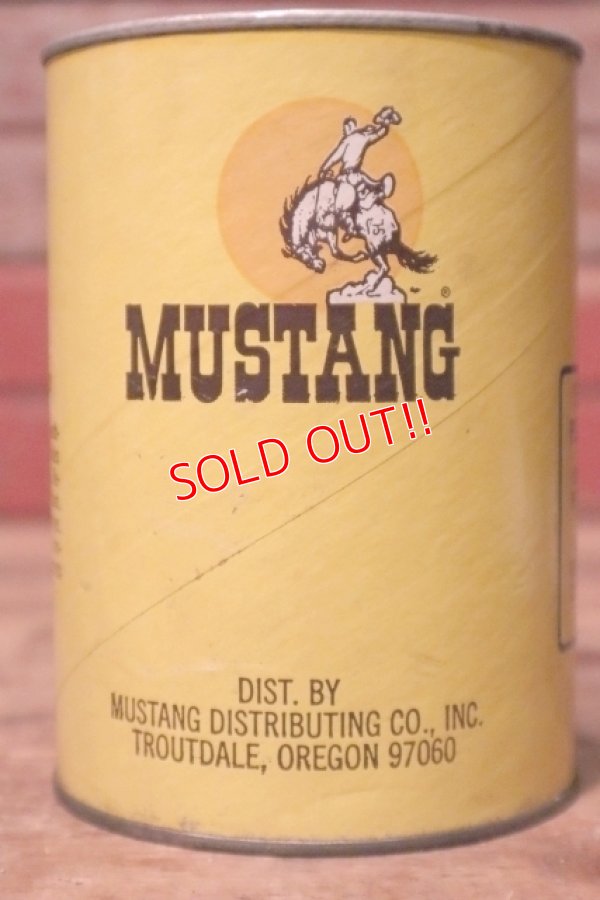 画像3: dp-231012-48 MUSTANG / MULTI VISCOSITY U.S. ONE QUART MOTOR OIL CAN