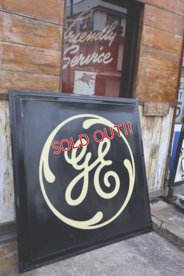 画像11: dp-230901-113 GENERAL ELECTRIC / Large Plastic Sign