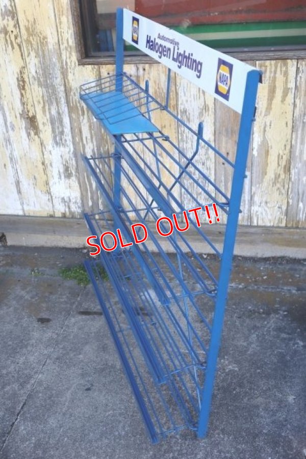 画像6: dp-230901-47 NAPA / Automotive Halogen Lighting Metal Rack