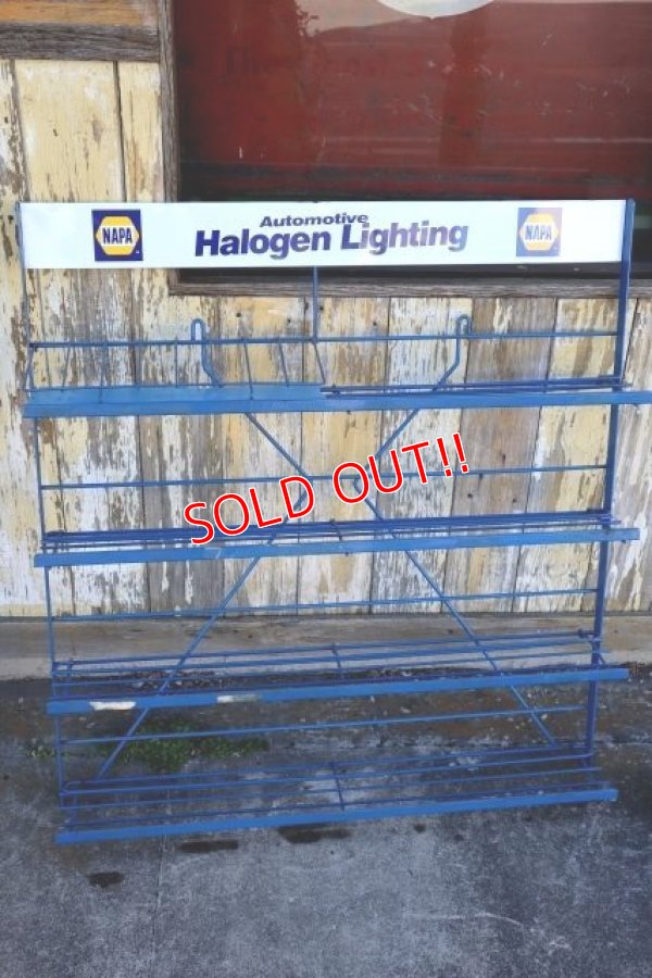 画像1: dp-230901-47 NAPA / Automotive Halogen Lighting Metal Rack