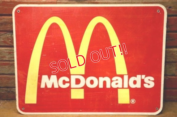 画像1: dp-240101-49 McDonald's / Road Side Sign