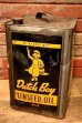 画像1: dp-240101-36 Dutch Boy / 1960's 38 POUNDS 3/4 LINSEED OIL CAN (1)