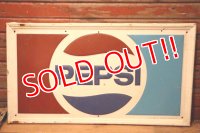 dp-240101-25 PEPSI / 1970's Metal Sign