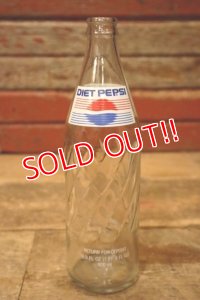 dp-240101-54 DIET PEPSI / 1980's 16.9 FL.OZ (500ml) Bottle