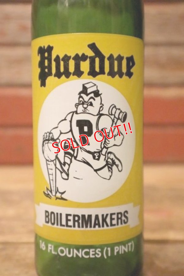 画像2: dp-240101-56 7up / Purdue BOILERMAKERS 1970's Bottle