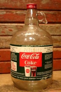 dp-240101-09 Coca-Cola / 1960's Gallon Soda Fountain Syrup Jug Bottle (B)