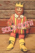 ct-240101-11 【SALE】BURGER KING / The King 1970's Pillow Doll