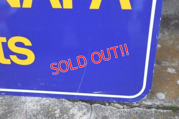 画像4: dp-240101-44 NAPA 1986 W-side Metal Sign